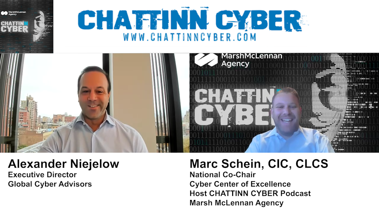 Feature image, Alex Niejewlow and Marc Schein chatting